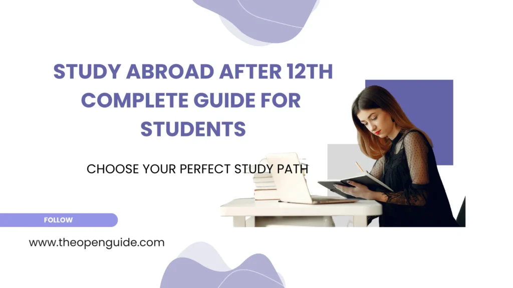 Study abroad after 12th