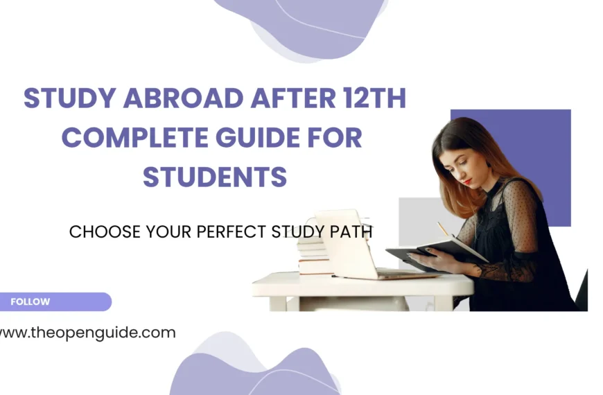 Study abroad after 12th