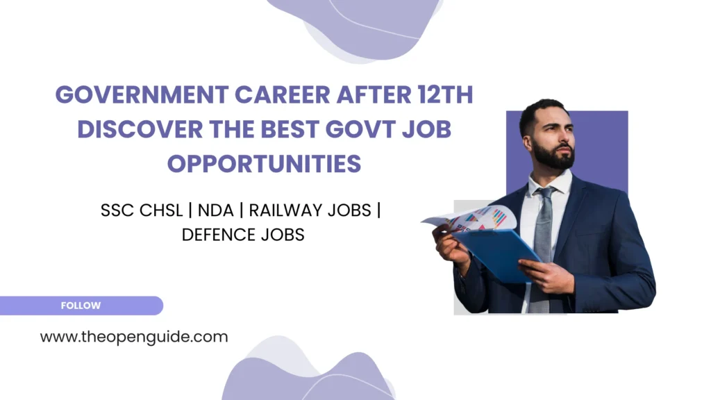 Government job after 12th