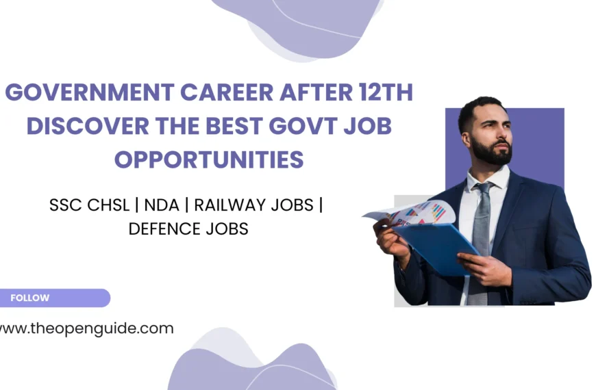 Government job after 12th