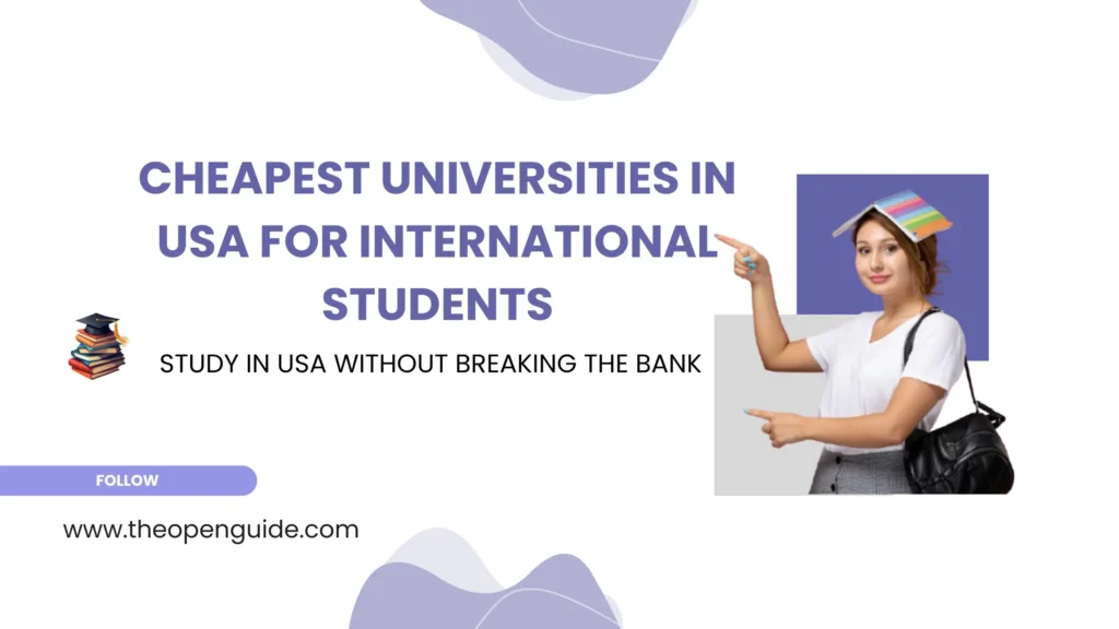 Cheapest Universities in USA